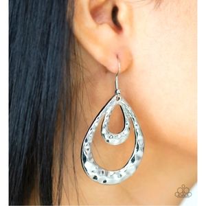 Silver earrings